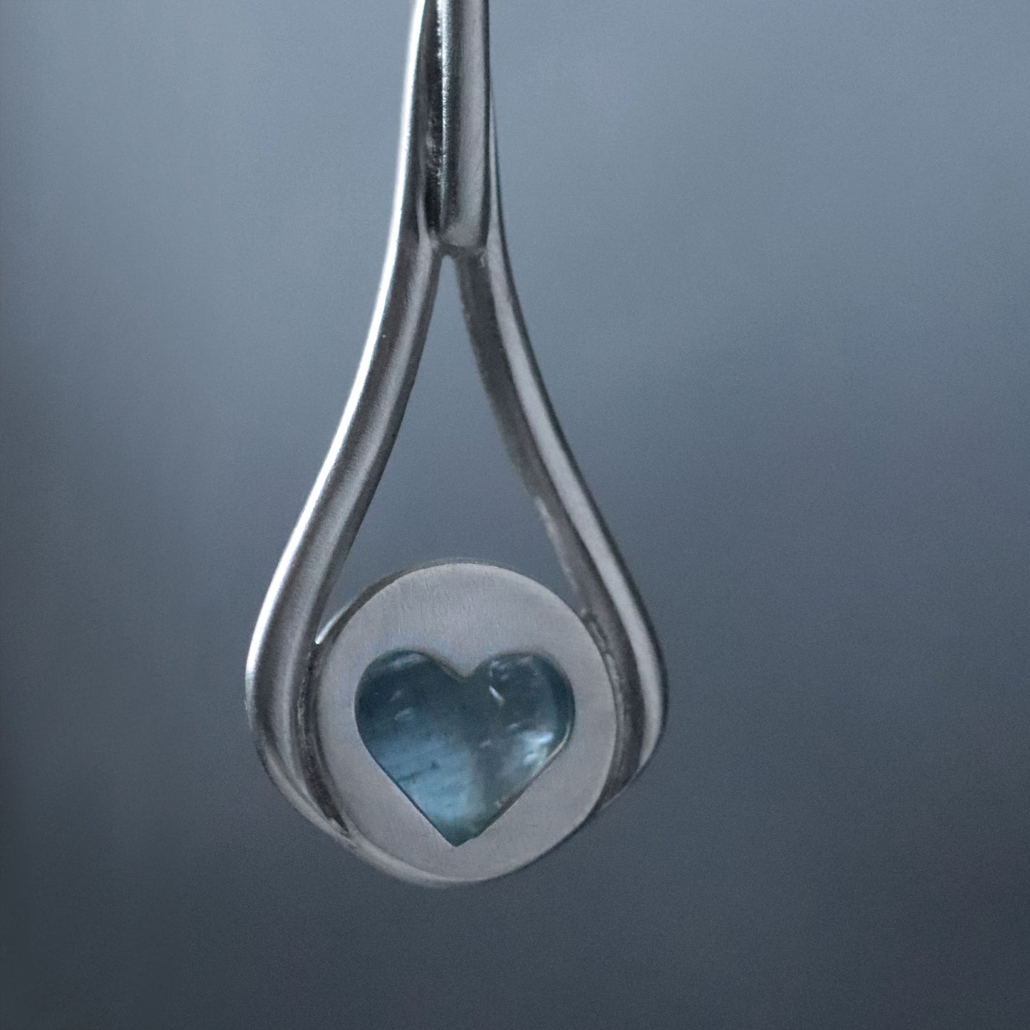 Aquamarine Teardrop Pendant