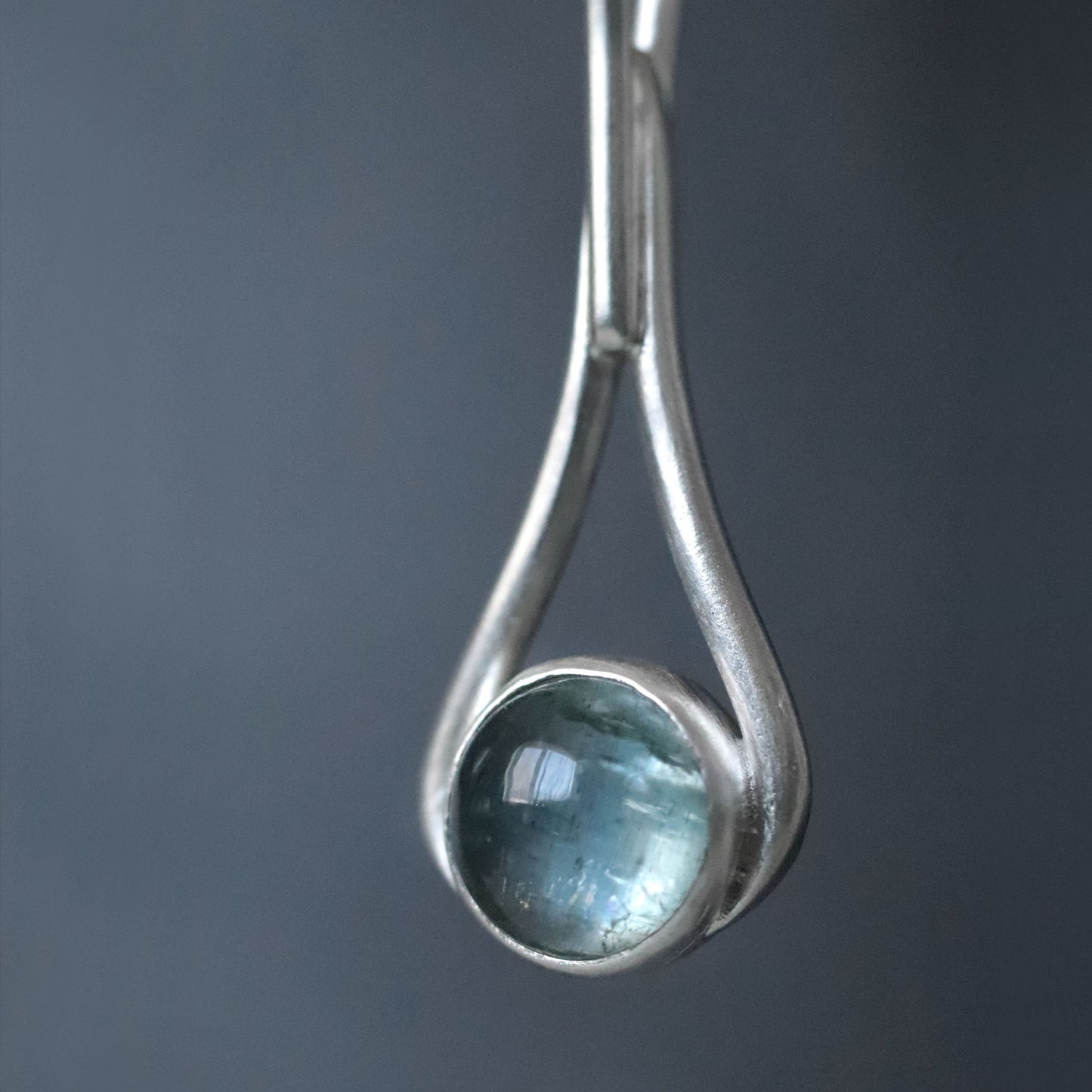 Aquamarine Teardrop Pendant