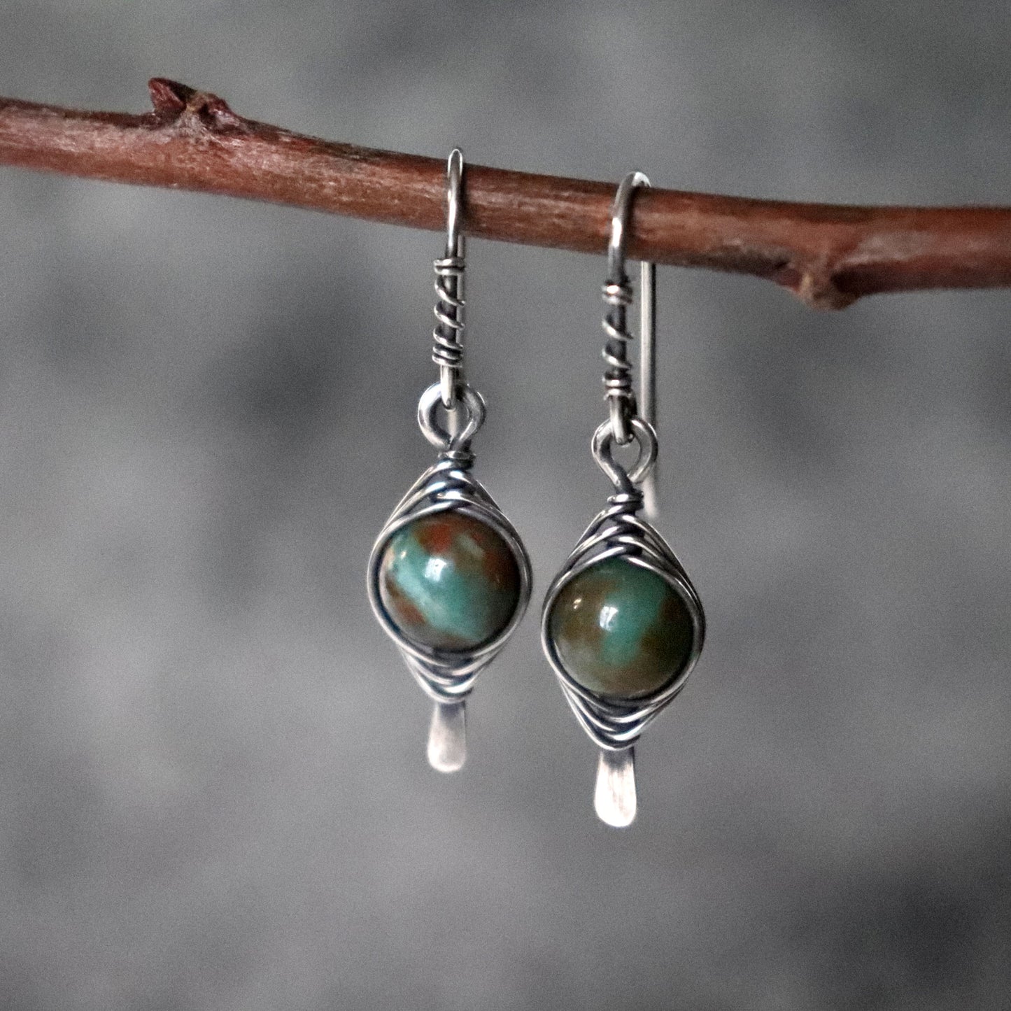 Australian Bloodstone Earrings