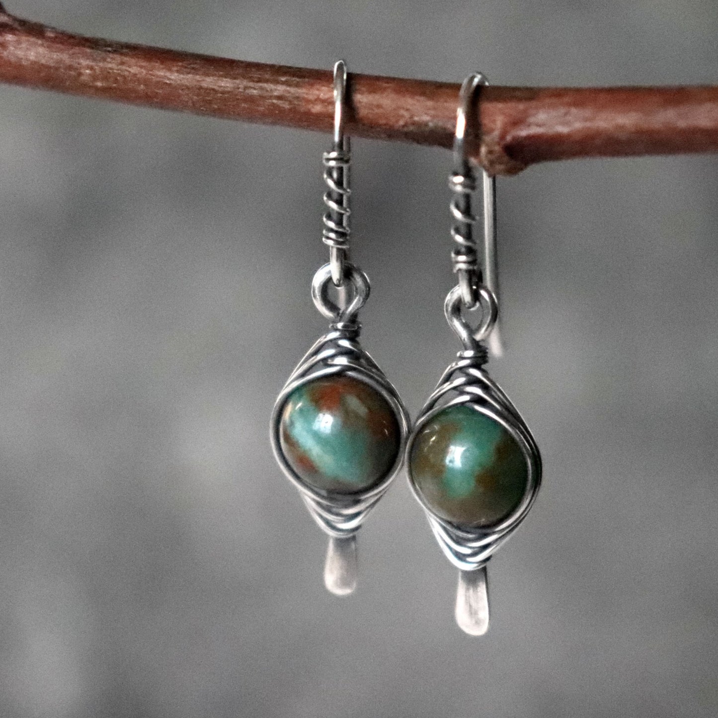 Australian Bloodstone Earrings