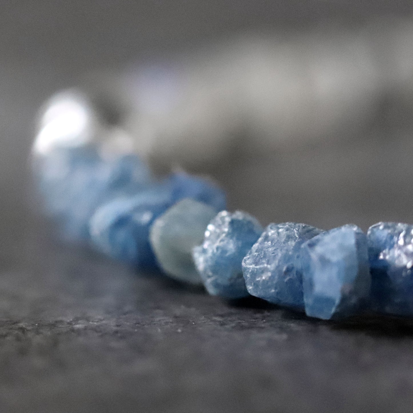 Blue Sapphire and Labradorite Bracelet
