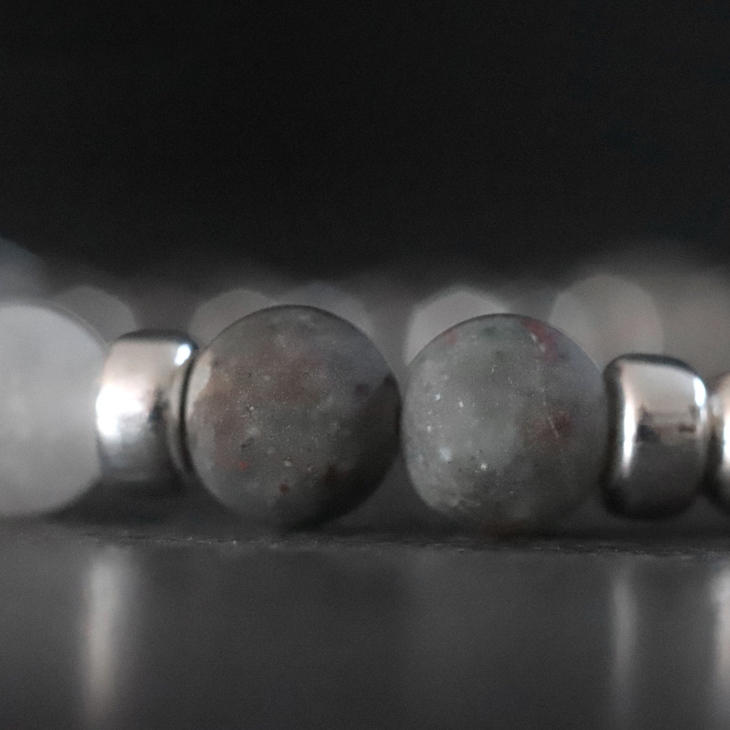 Unisex African Bloodstone Bracelet