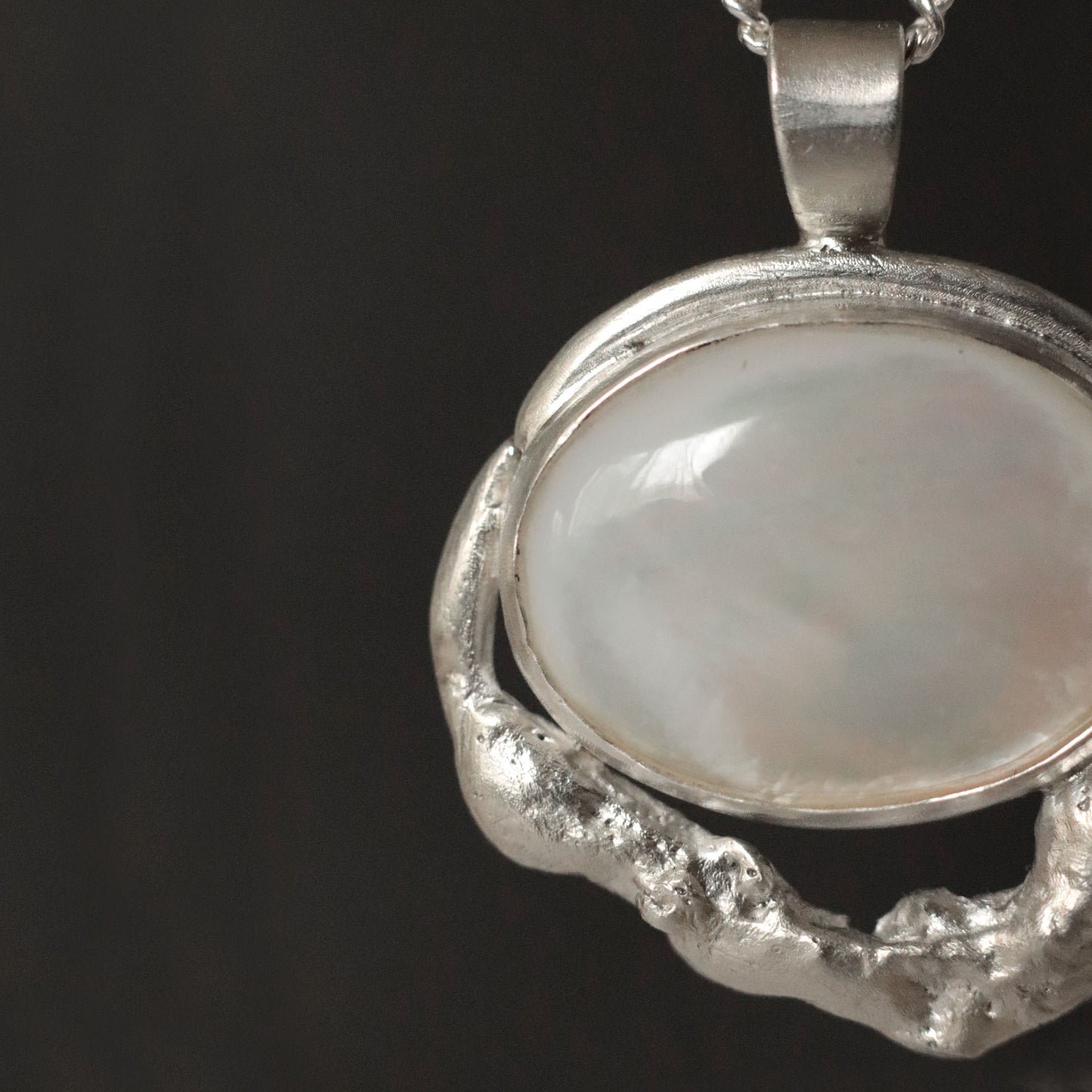 Mother of Pearl Pendant - One of a Kind
