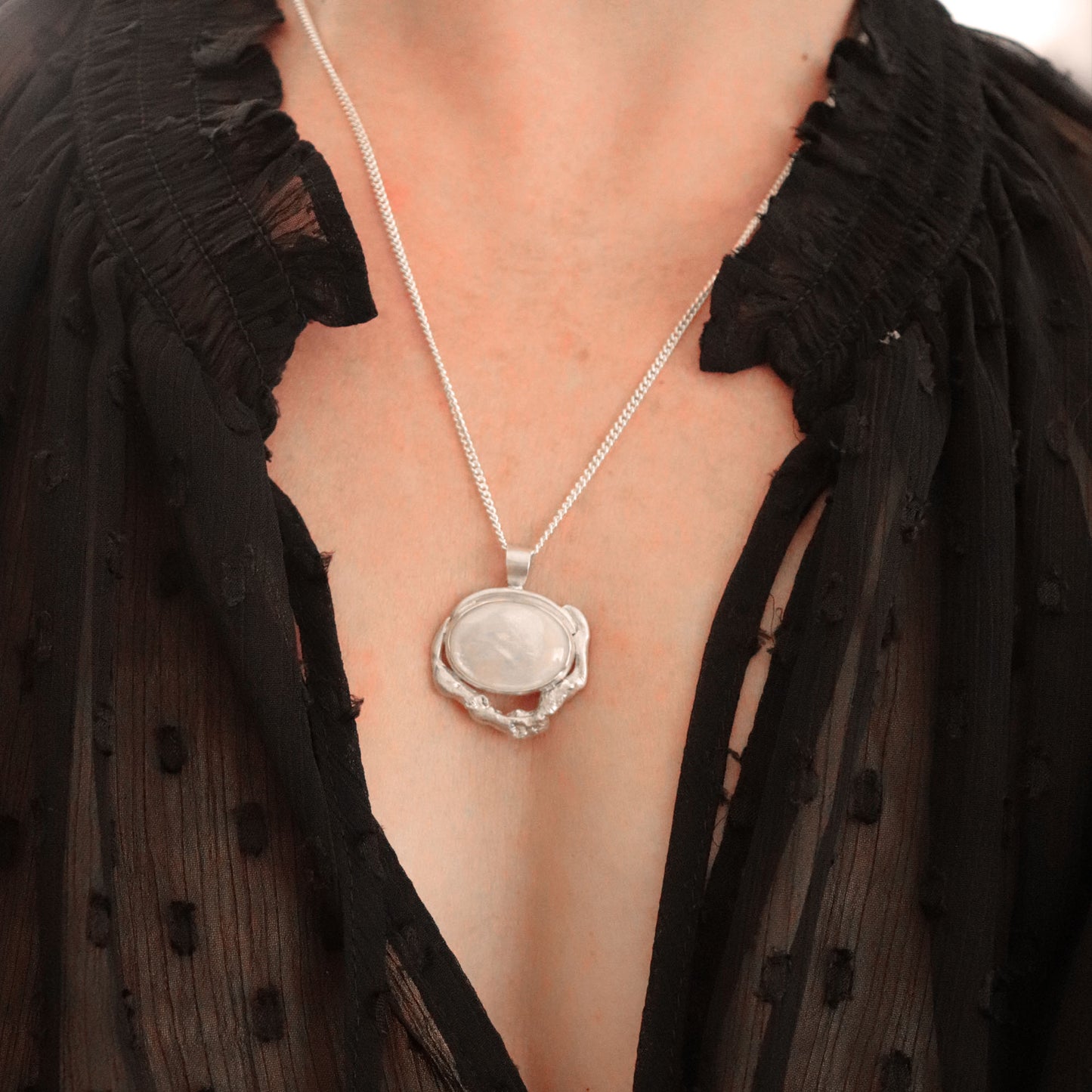 Mother of Pearl Pendant - One of a Kind