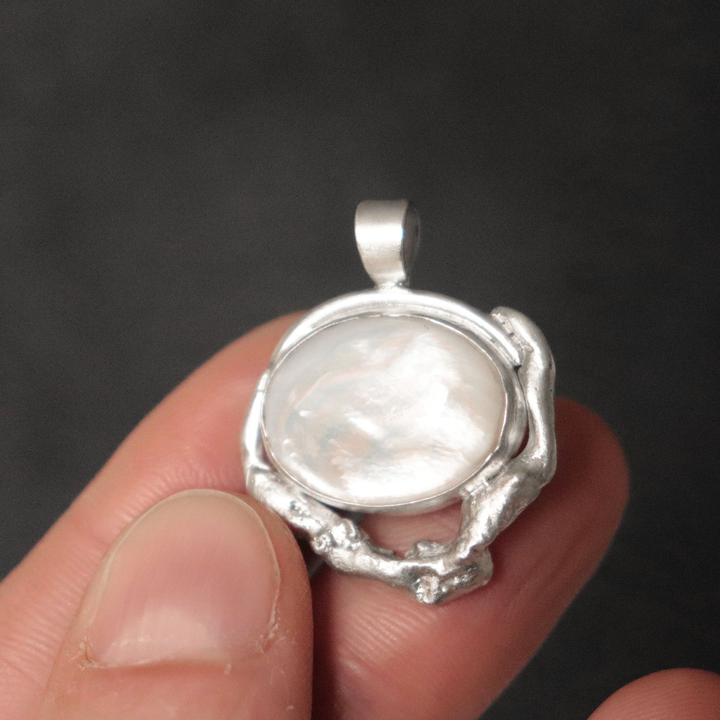 Mother of Pearl Pendant - One of a Kind