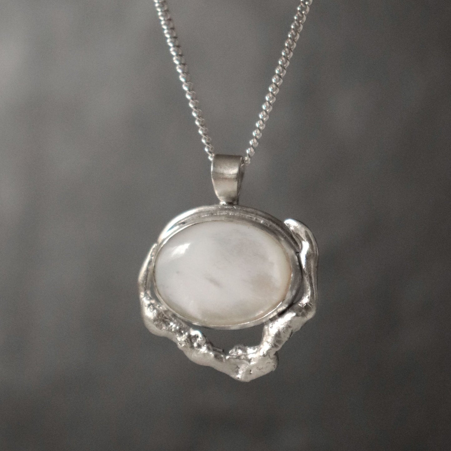 Mother of Pearl Pendant - One of a Kind