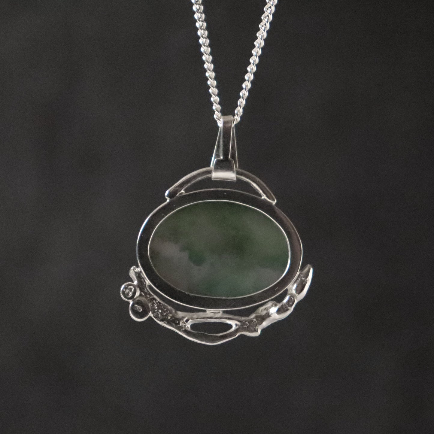 Moss Agate Pendant - One of a Kind
