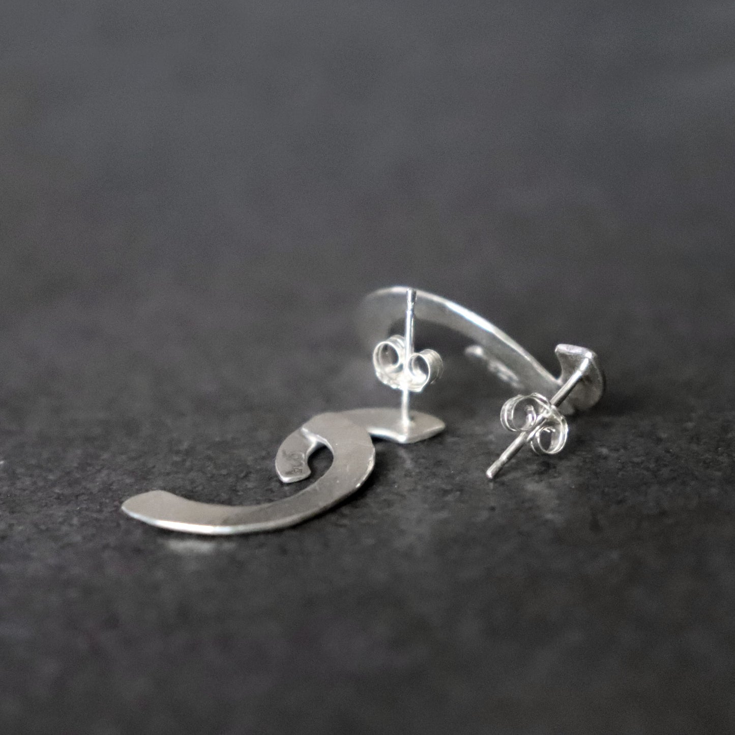 Organic Double Arch Studs