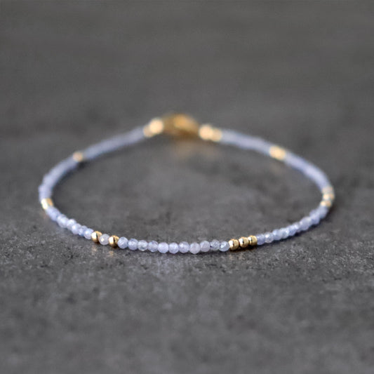Skinny Tanzanite Bracelet