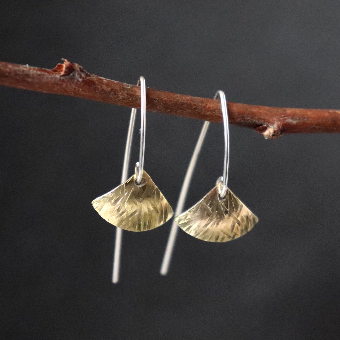 Ginkgo Fan Earrings