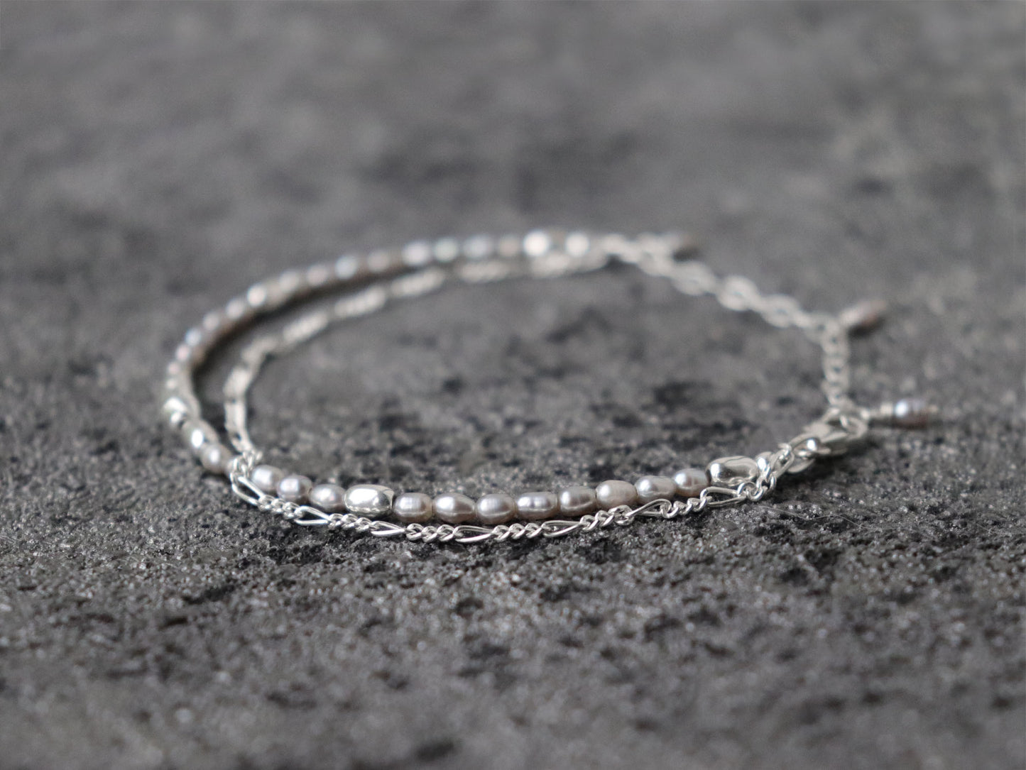 Grey Freshwater Pearl Bracelet
