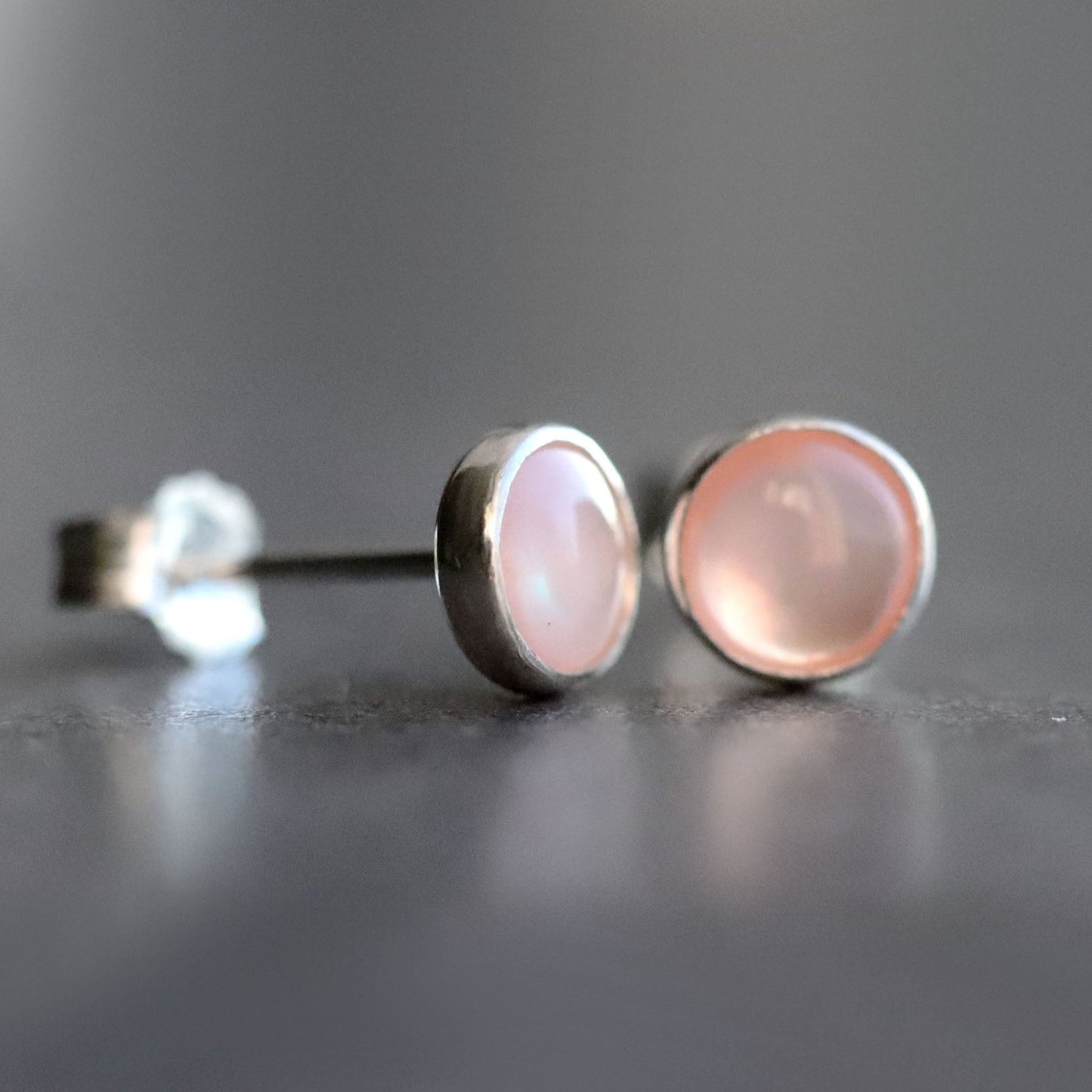 Mother Of Pearl Stud Earrings