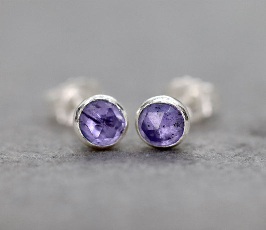 Tanzanite Stud Earrings