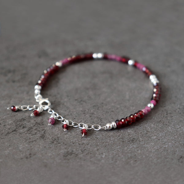 Garnet and Ruby Bracelet, Love and Passion