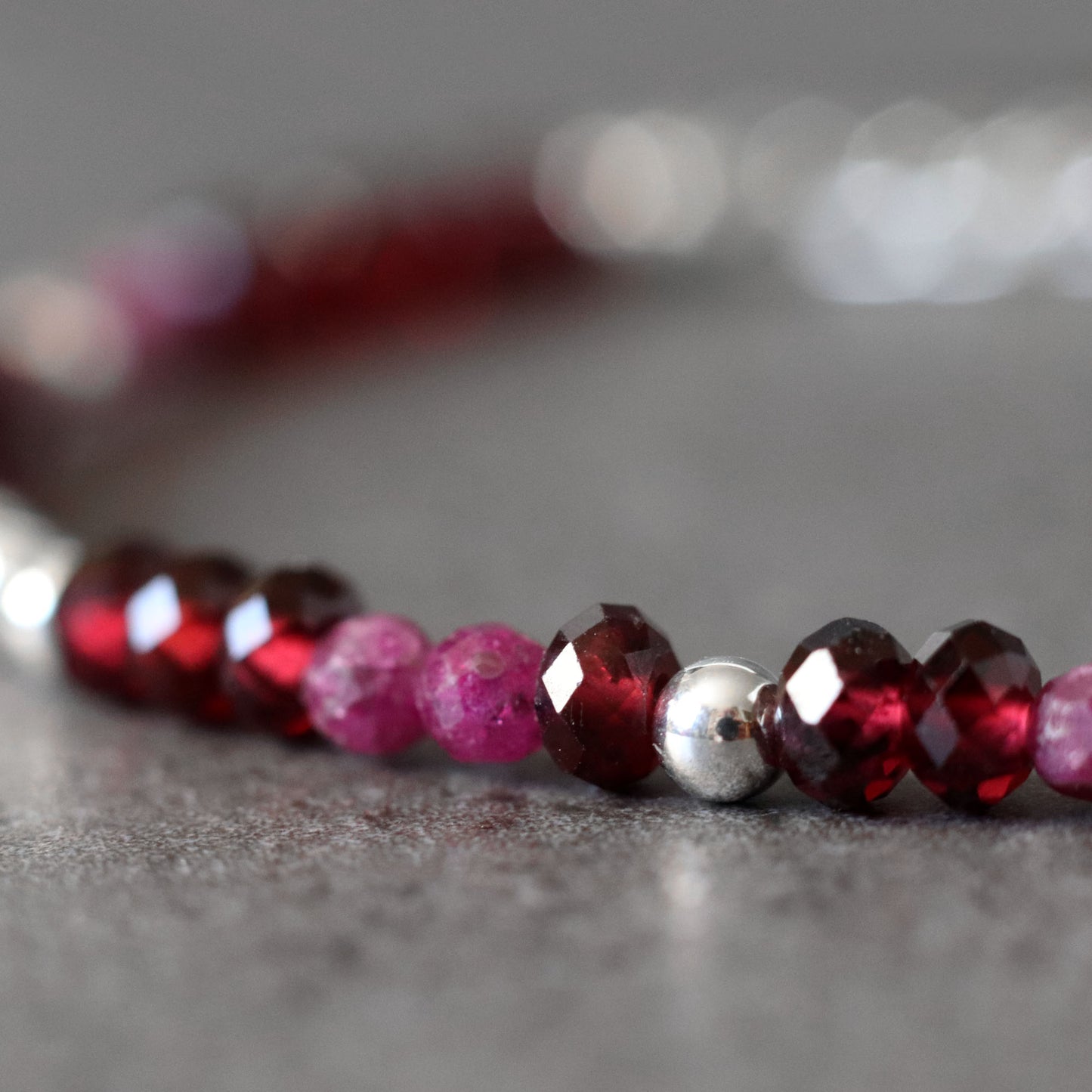 Garnet and Ruby Bracelet, Love and Passion