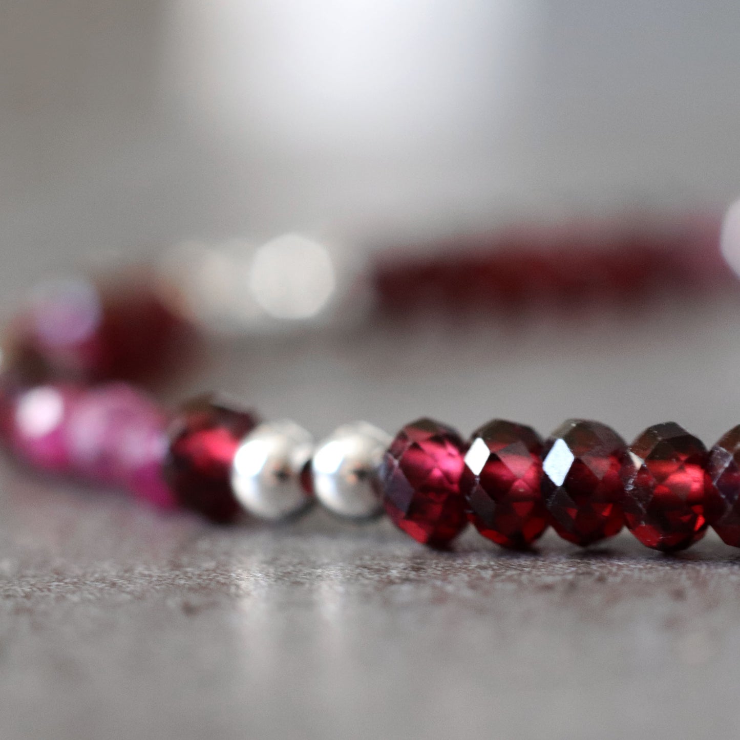 Garnet and Ruby Bracelet, Love and Passion