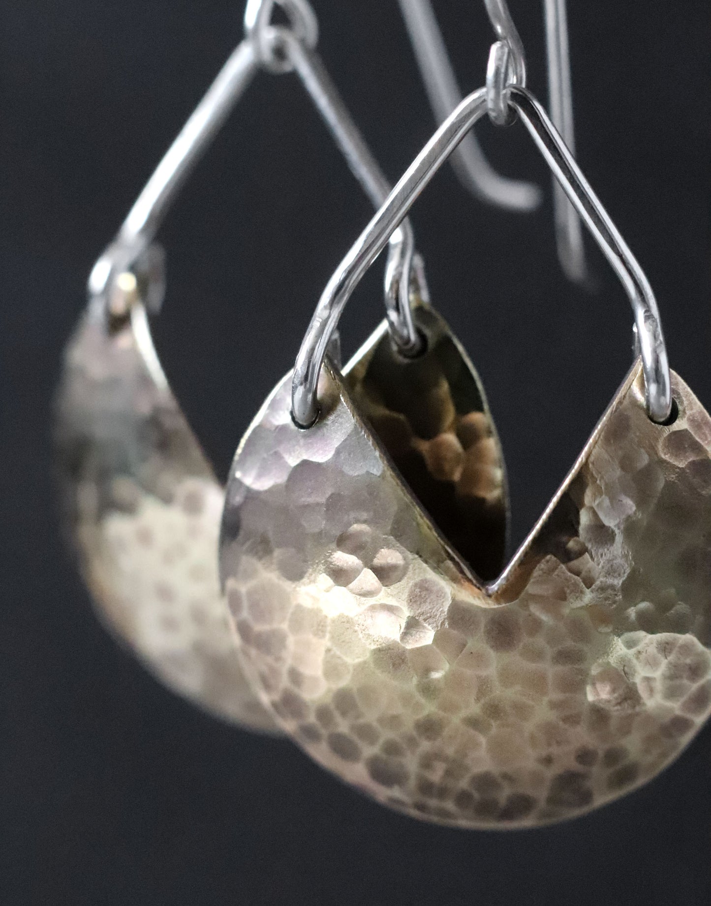 Fusion Elegance Mixed Metal Earrings