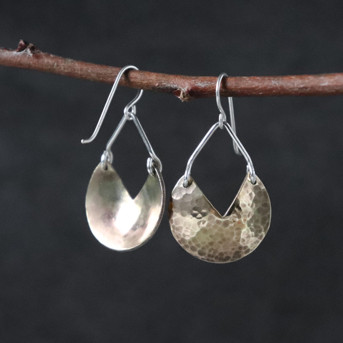 Fusion Elegance Mixed Metal Earrings