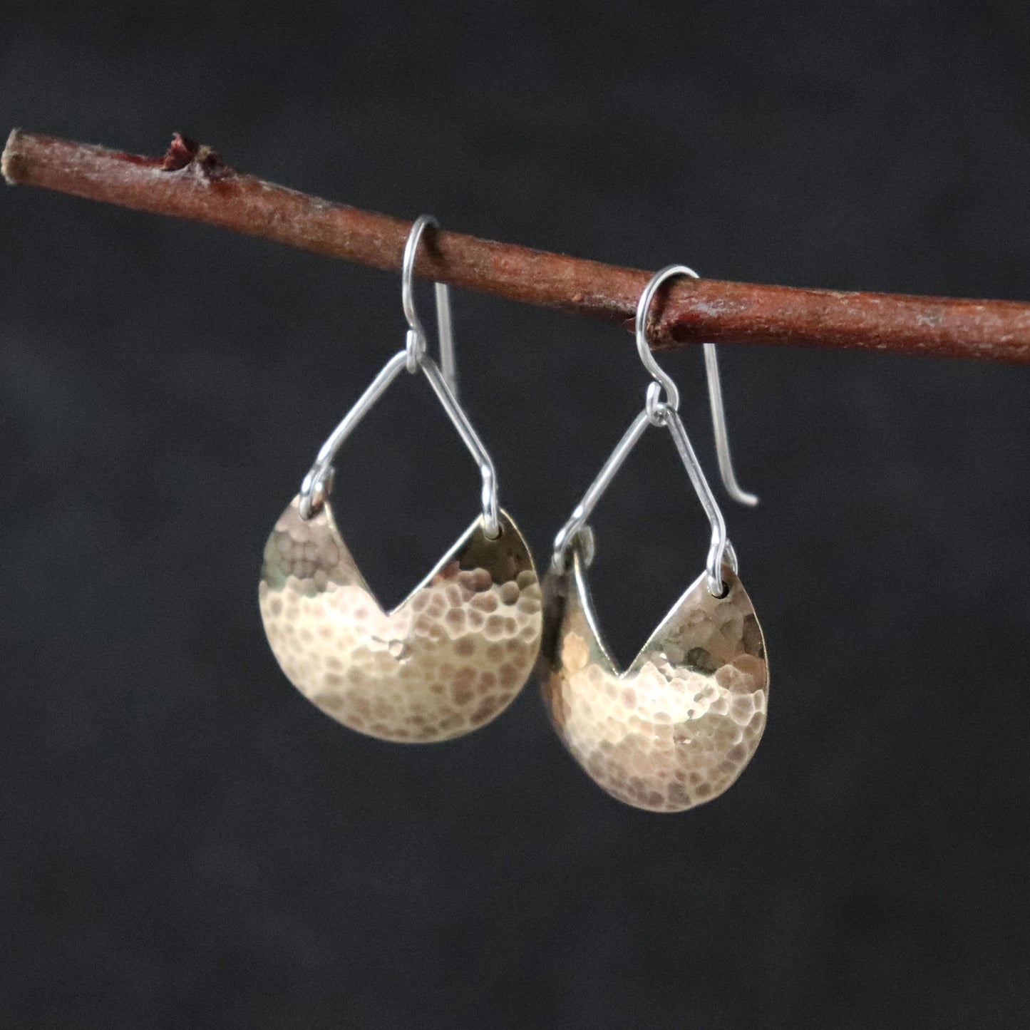 Fusion Elegance Mixed Metal Earrings