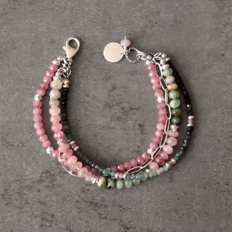 Custom Multi Tourmaline Bracelet for Kim