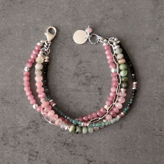Custom Multi Tourmaline Bracelet for Kim
