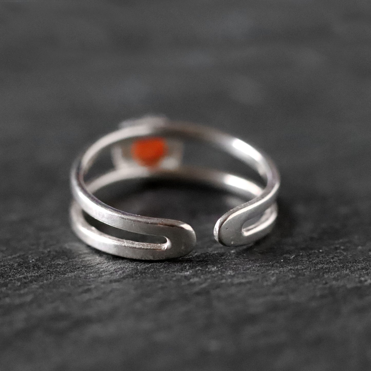 Sunstone Double Band Ring