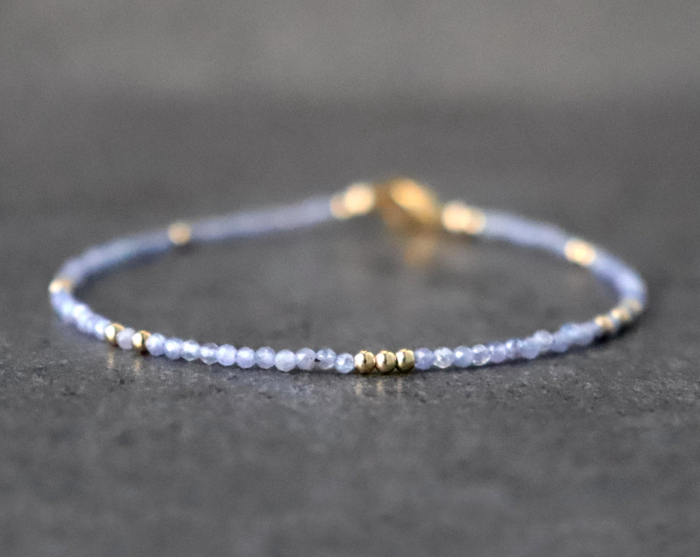 Skinny Tanzanite Bracelet