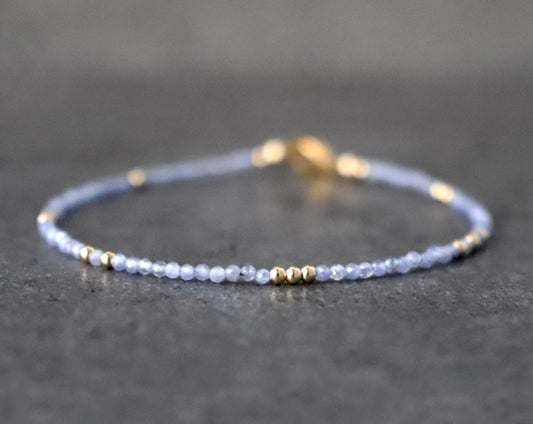 Skinny Tanzanite Bracelet