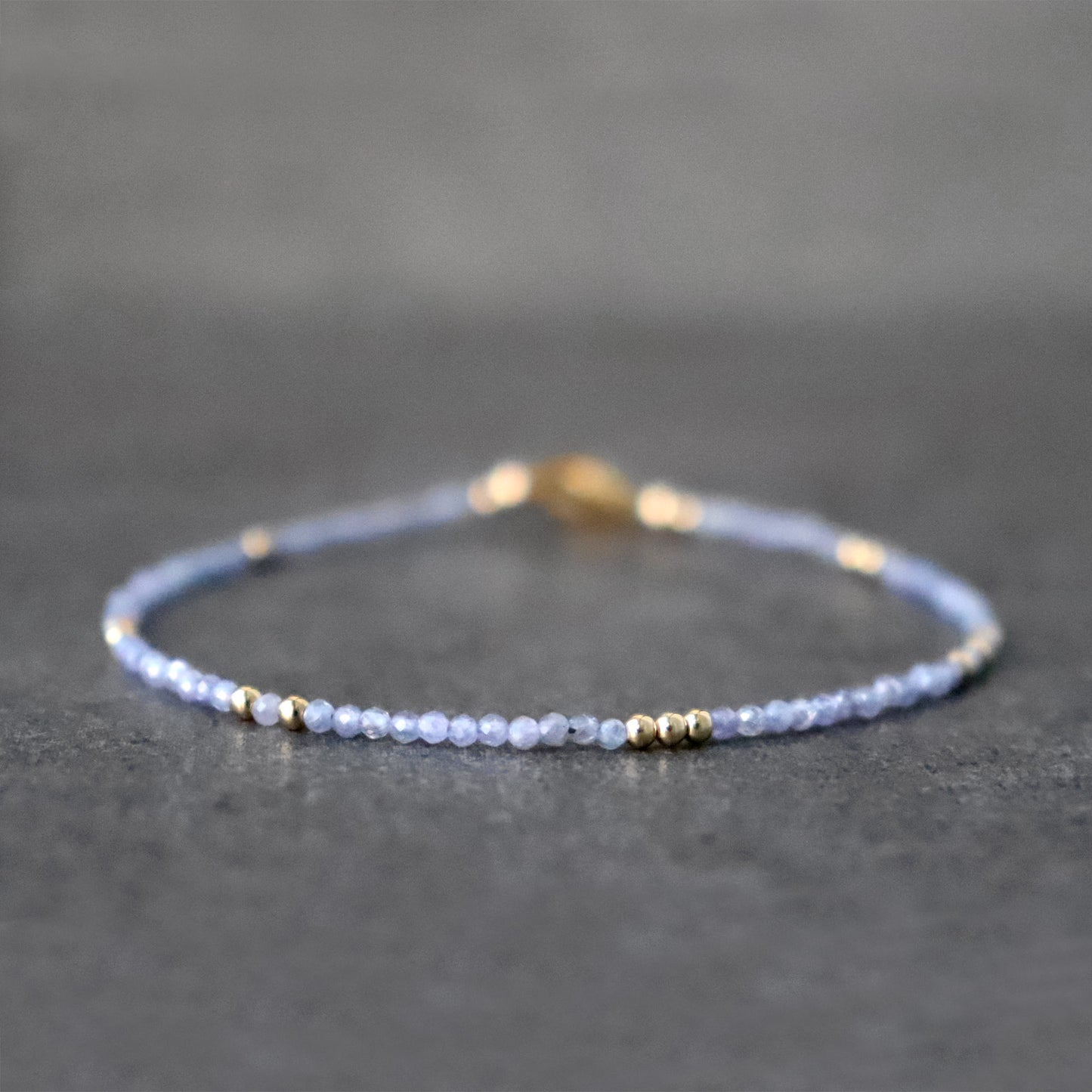 Skinny Tanzanite Bracelet