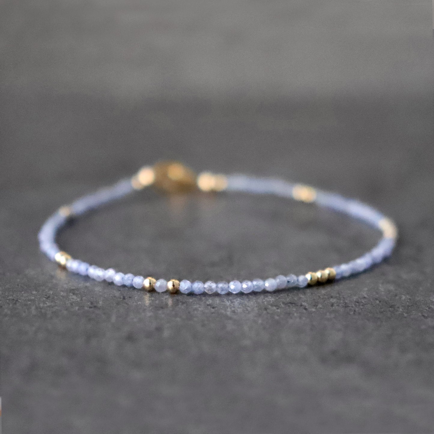 Skinny Tanzanite Bracelet