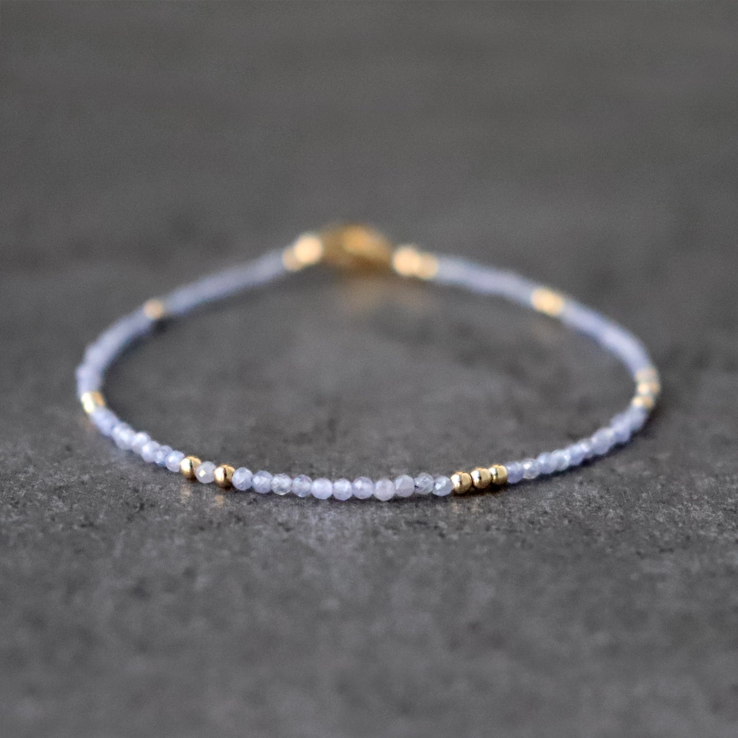 Skinny Tanzanite Bracelet