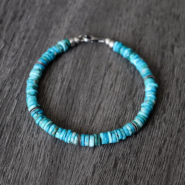 Genuine Natural Turquoise Unisex Bracelet
