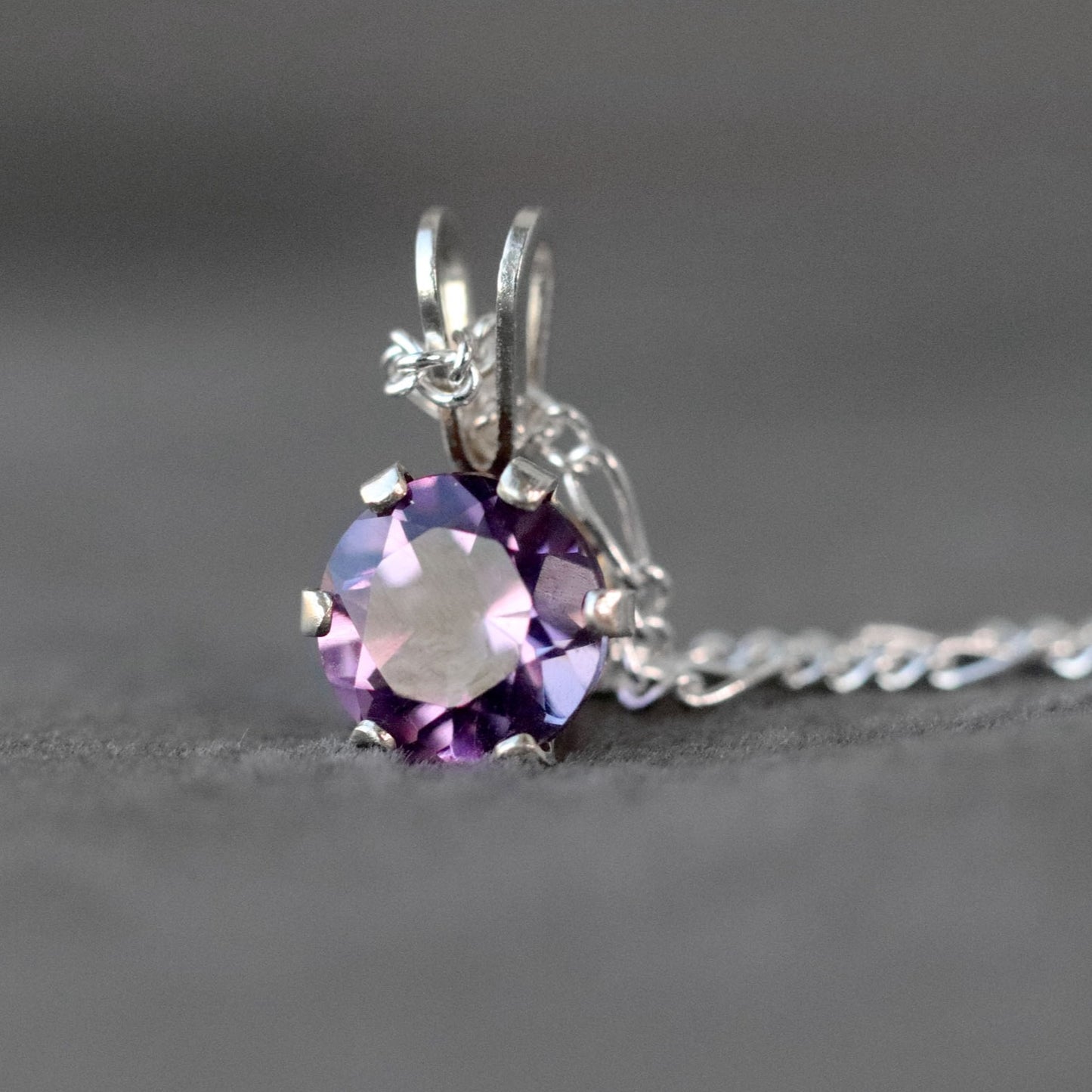 Brazilian Amethyst Pendant Necklace