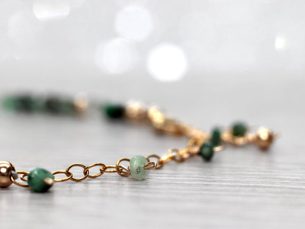 Shaded Emerald Bracelet