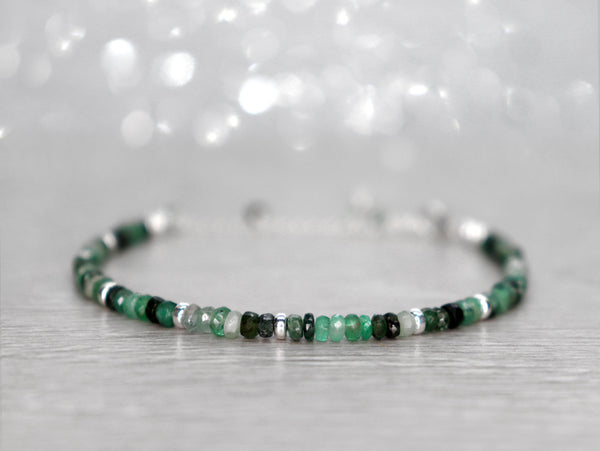 Shaded Emerald Bracelet