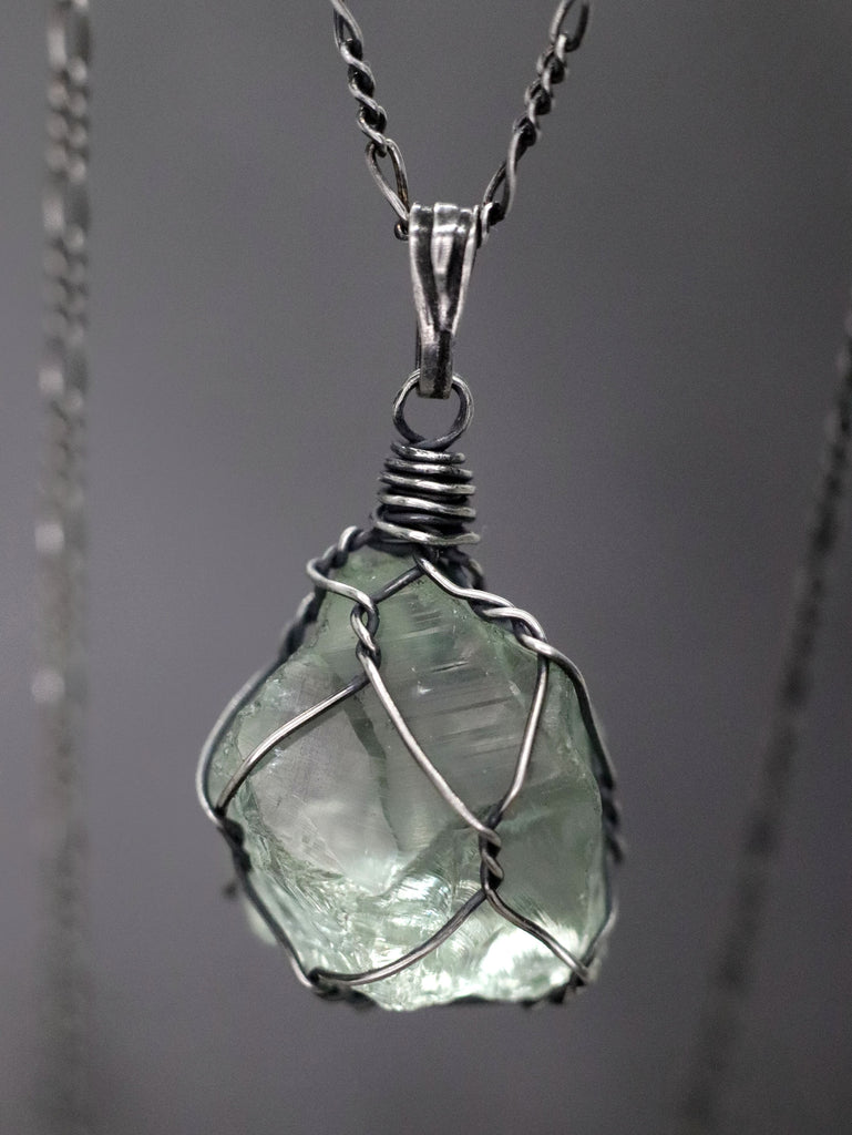 Crystal Cage Necklace • The Green Crystal