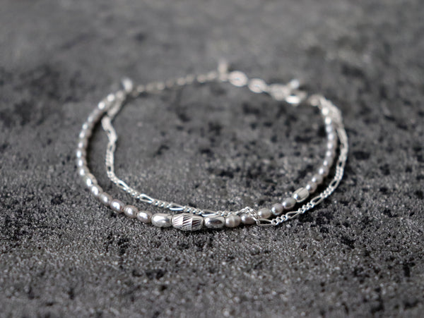 Grey Freshwater Pearl Bracelet