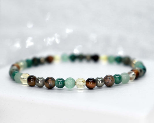 Multigemstone Prosperity & Wealth Bracelet