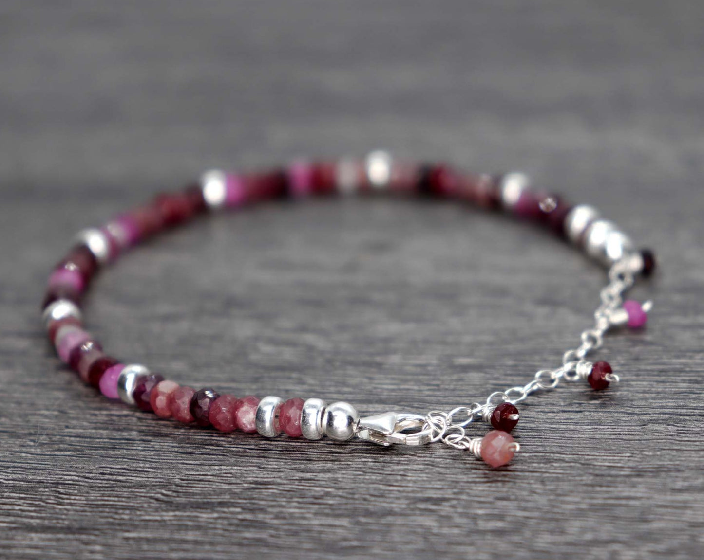 Shaded Ruby Bracelet