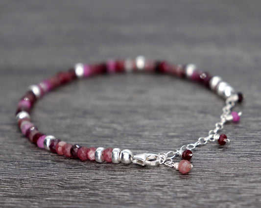 Shaded Ruby Bracelet