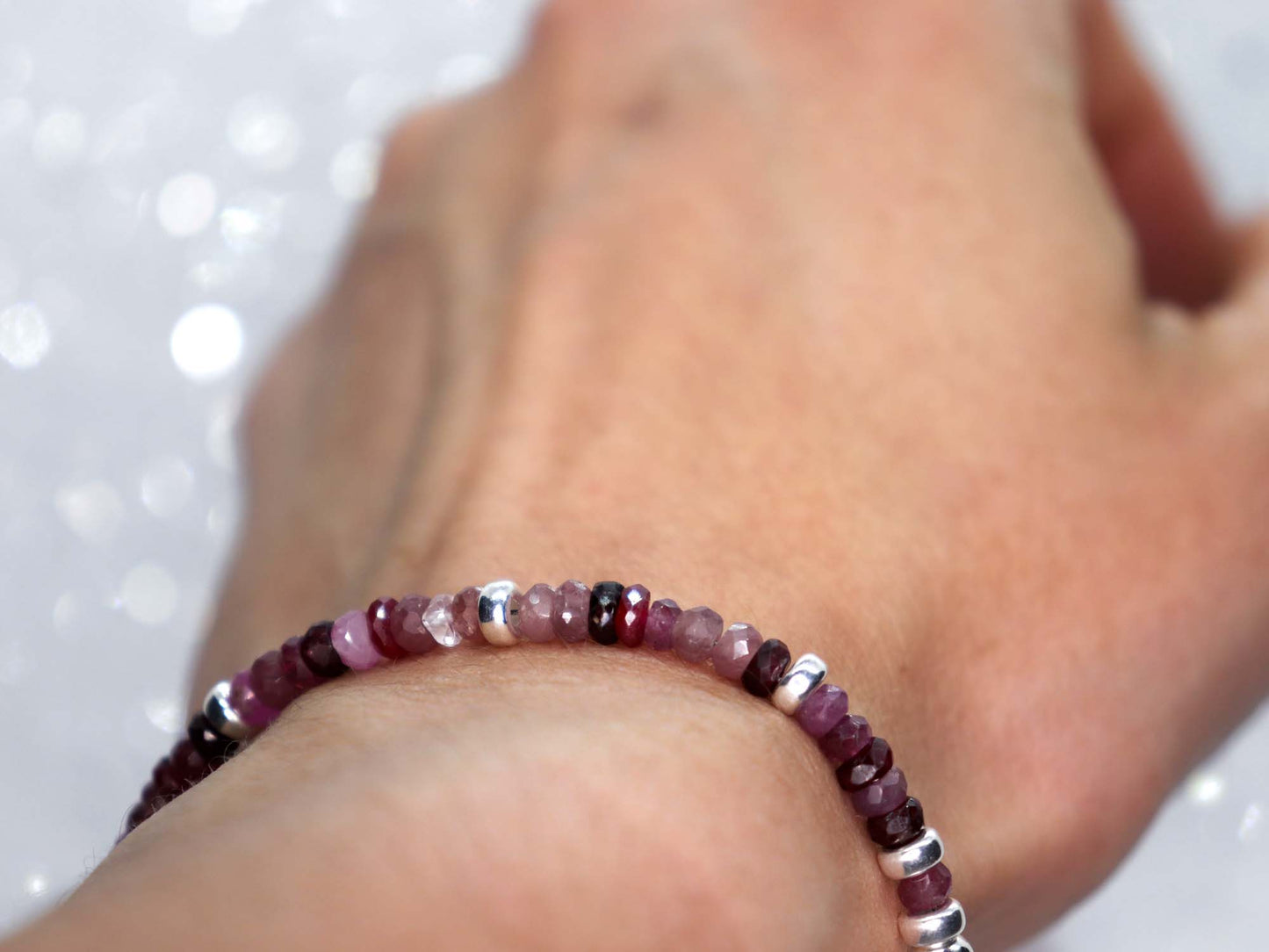 Shaded Ruby Bracelet