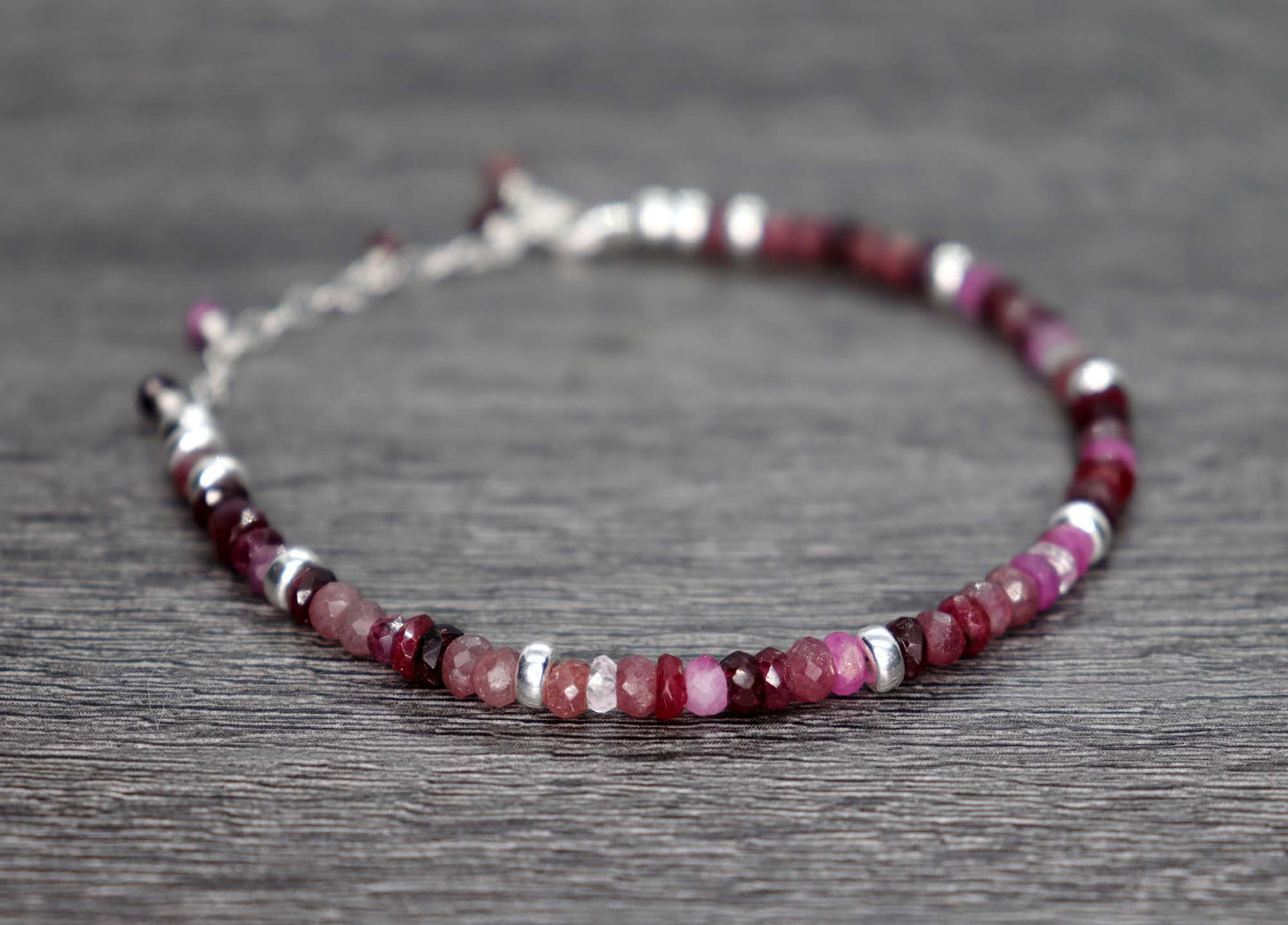 Shaded Ruby Bracelet