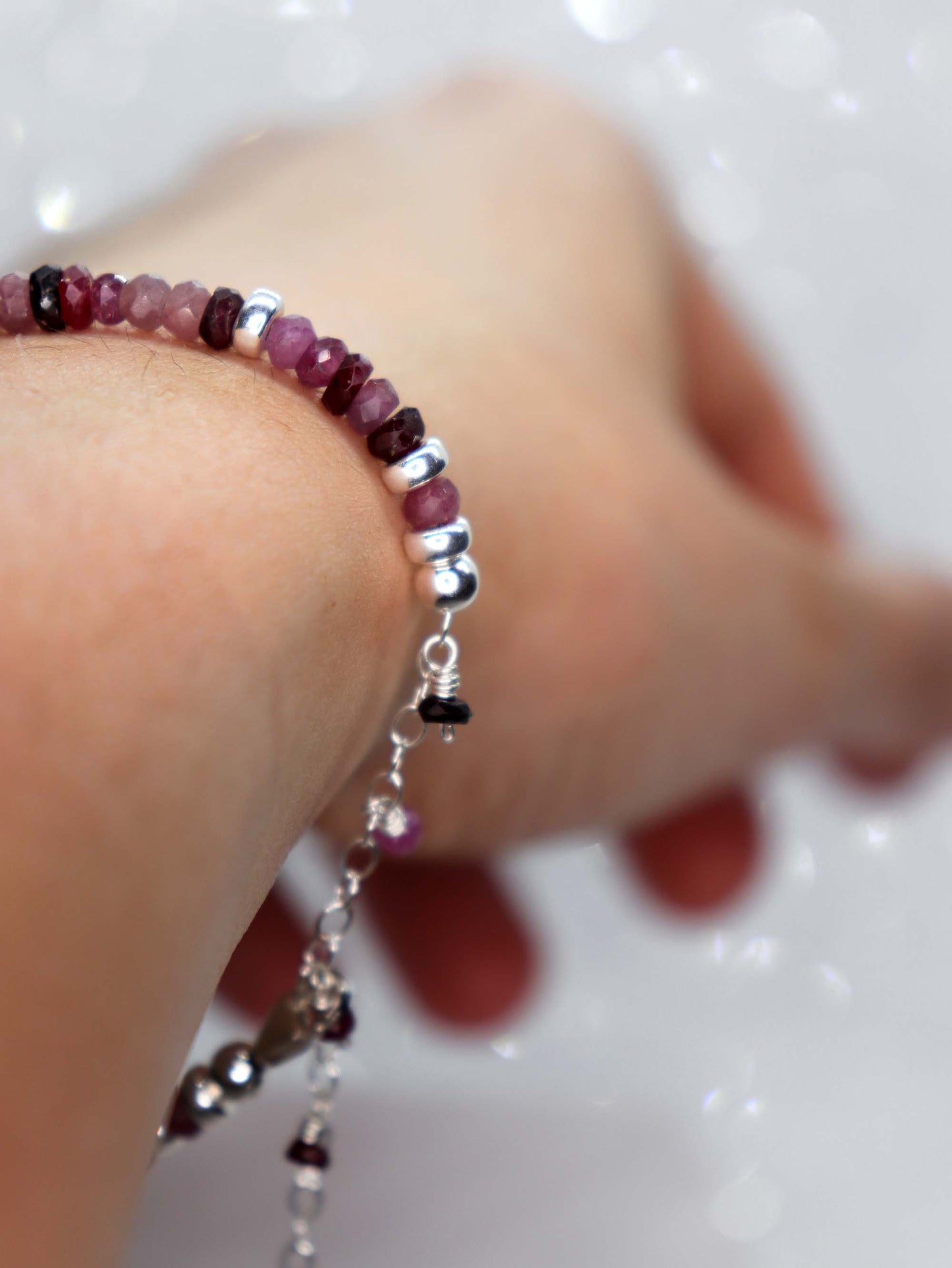 Shaded Ruby Bracelet