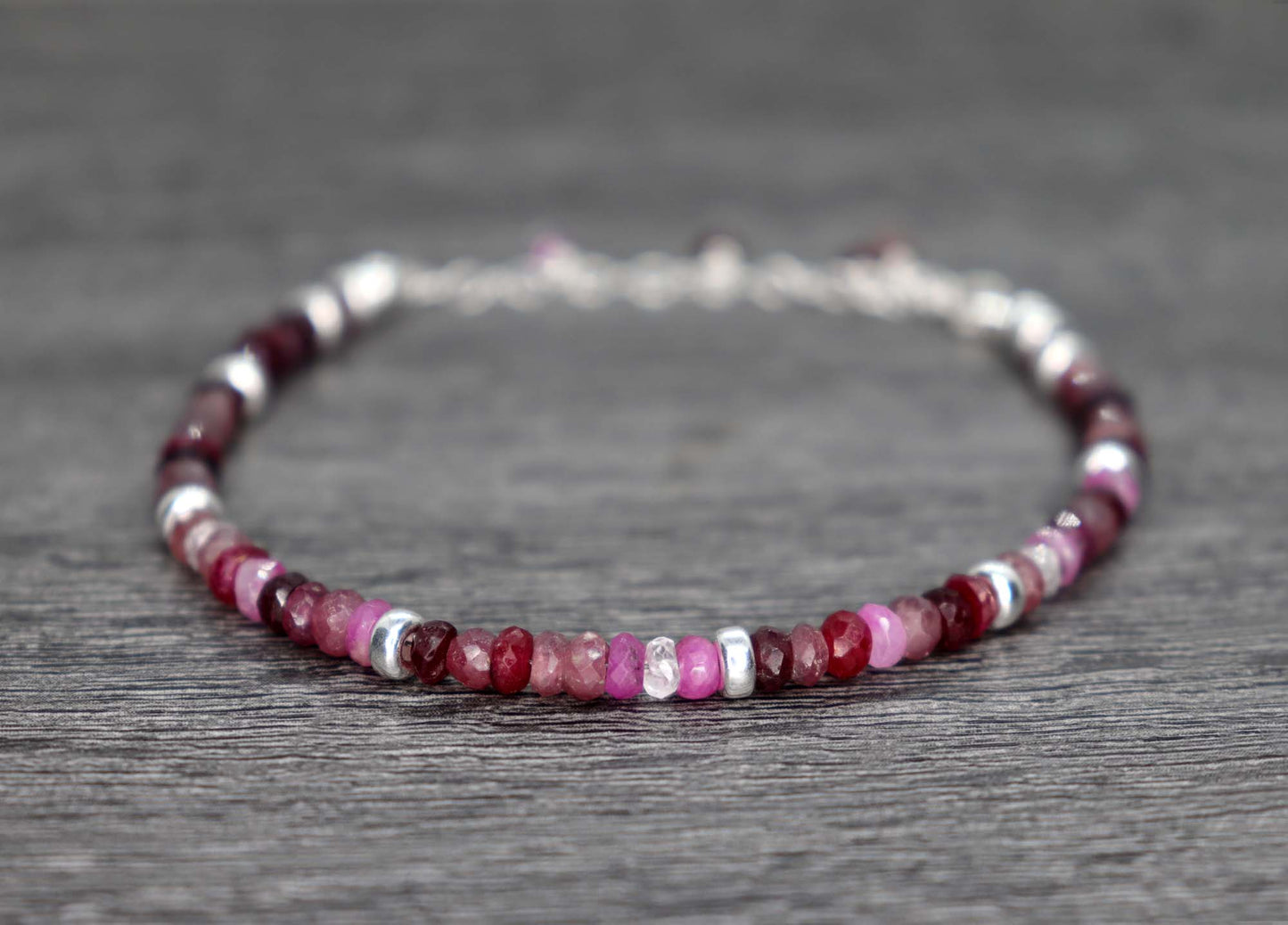 Shaded Ruby Bracelet