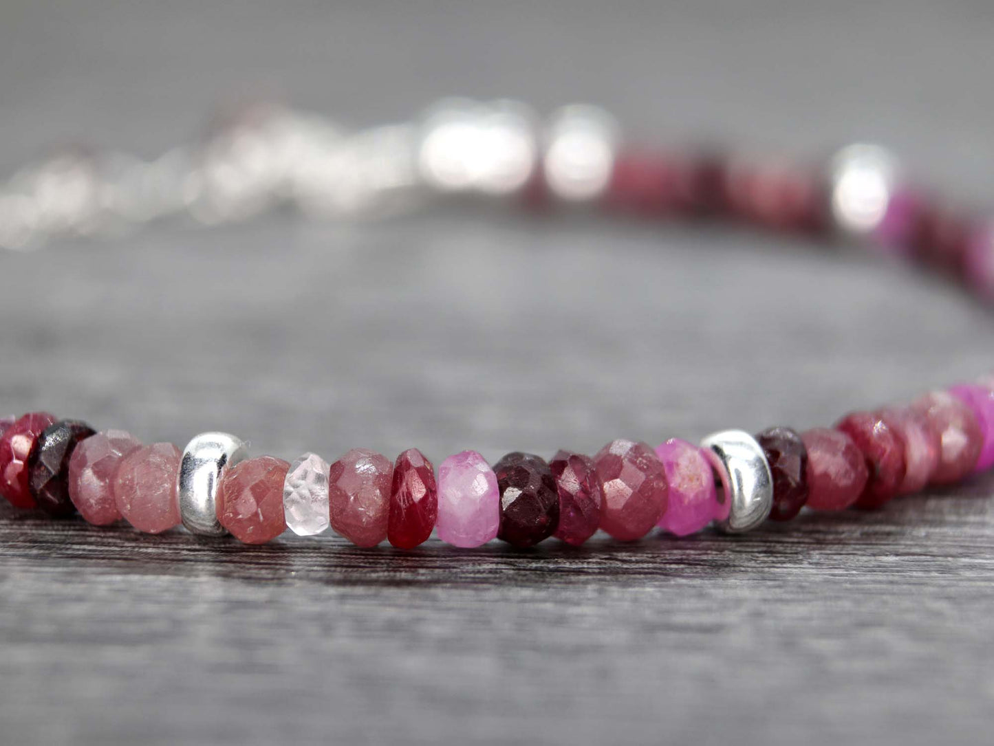 Shaded Ruby Bracelet