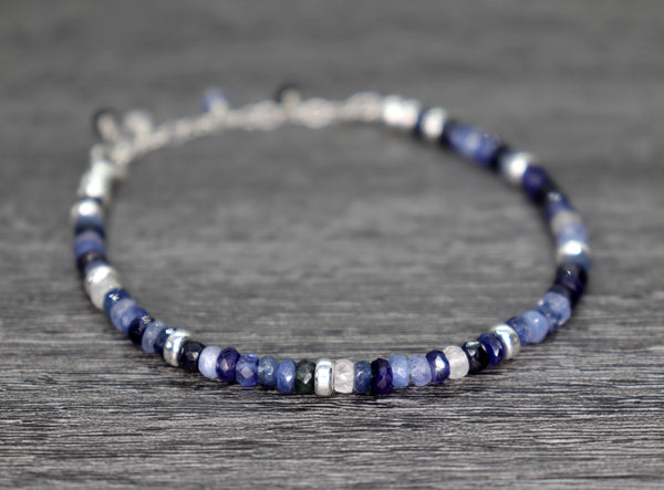 Shaded Blue Sapphire Bracelet