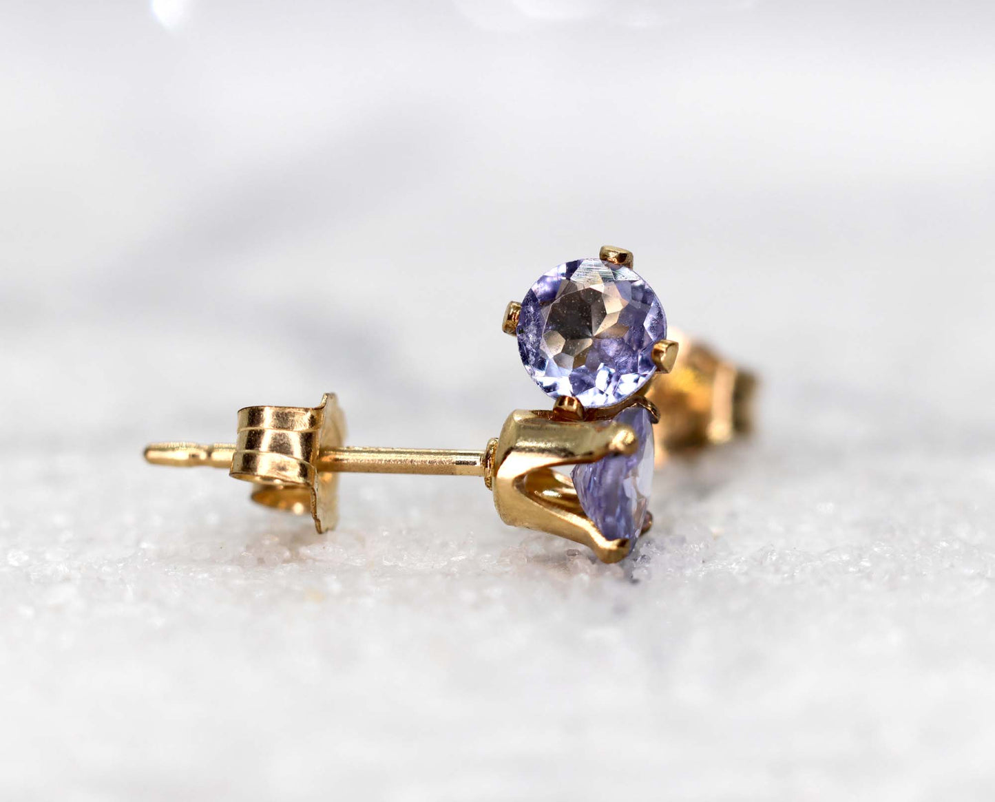 Tanzanite Stud Earrings