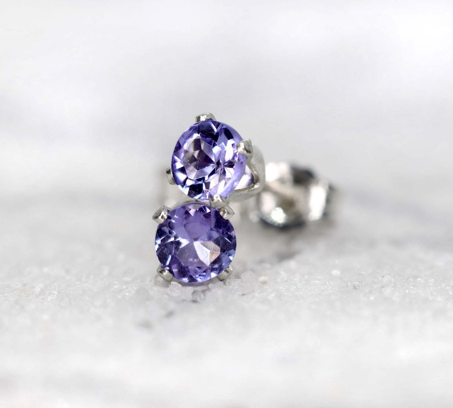 Tanzanite Stud Earrings