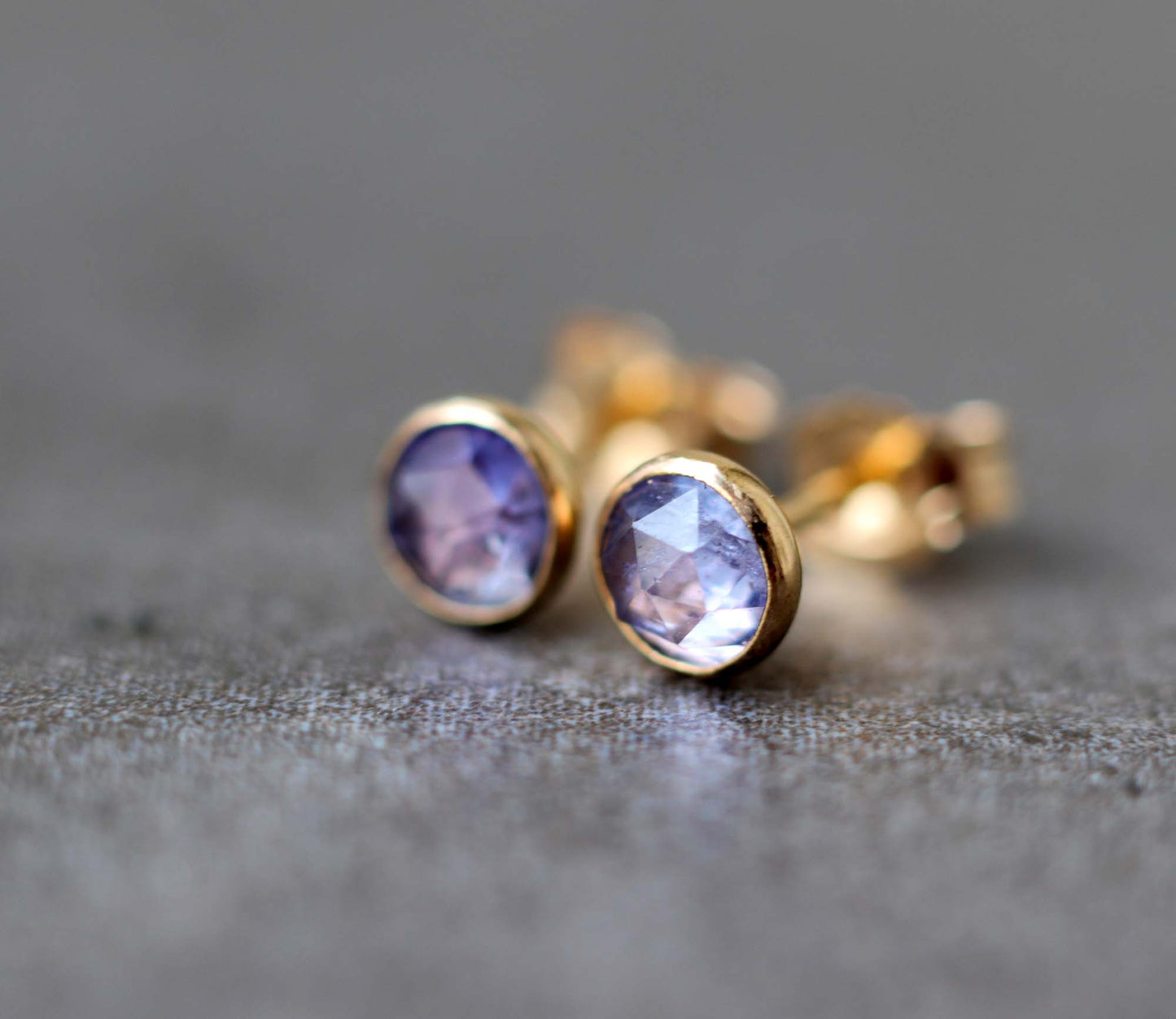 Tanzanite Stud Earrings, Optimism and Inspiration