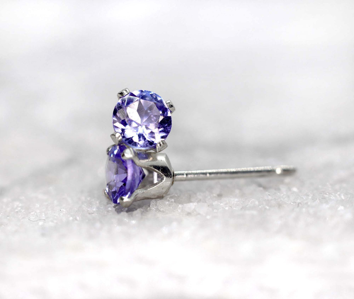 Tanzanite Stud Earrings